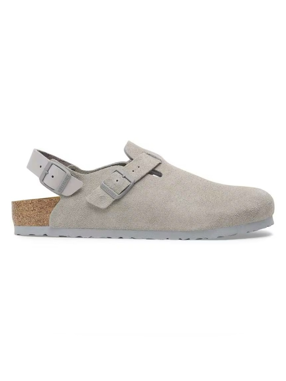 Free People Birkenstock Tokio Suede Stone Coin